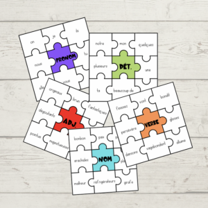 Casse-tête | Classes de mots