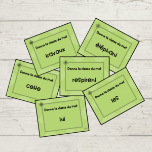 CAT | Classes de mots