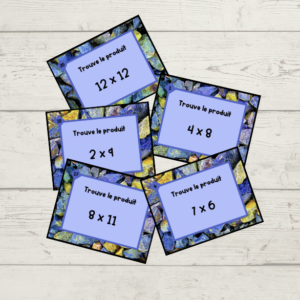 CAT | Multiplications 1 à 12