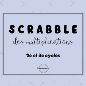 Scrabble | Multiplications